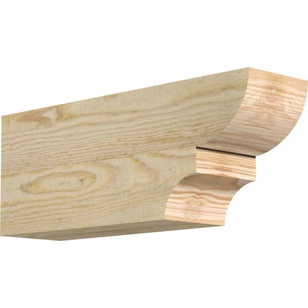 Ekena Millwork Ridgewood Rough Sawn Rafter Tail, Douglas Fir, 4"W x 6"H x 16"L RFT04X06X16RID00RDF